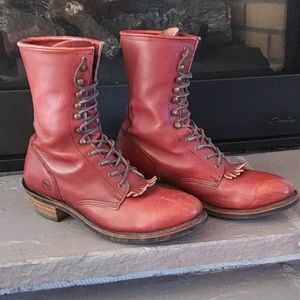 1980's Double H Packer Boots
